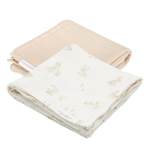 Set di 2 Mussole – Baby Bunny - immagine 2